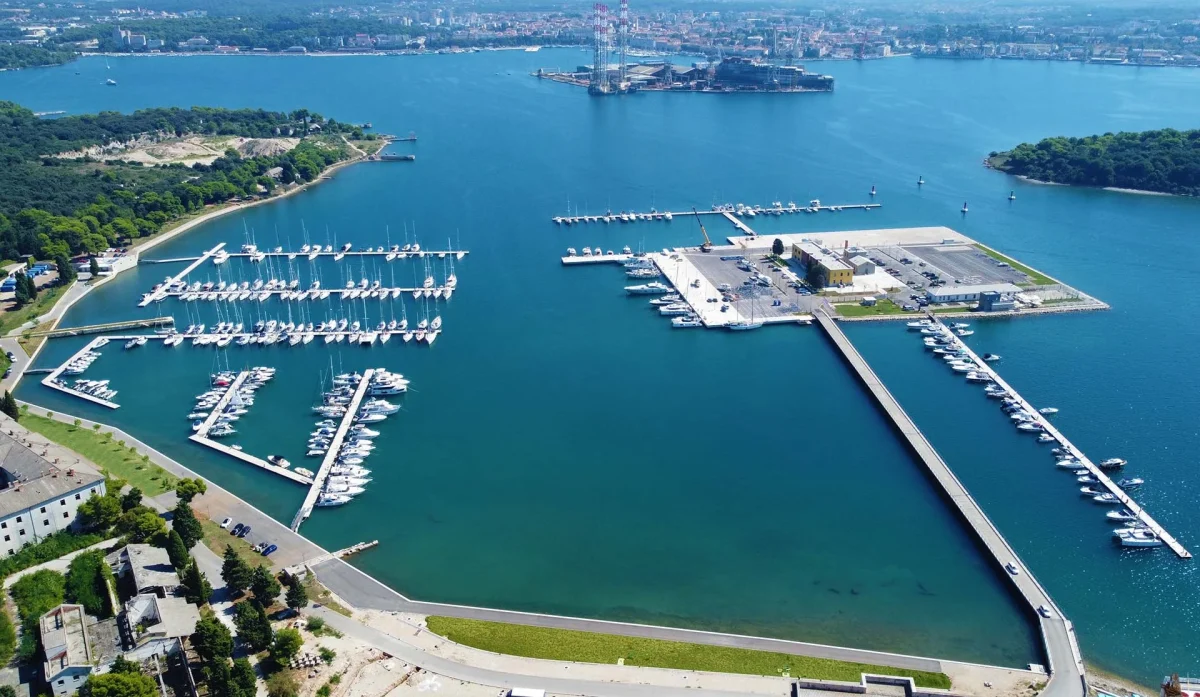 Marina Polesana in Pula Croatia – modern marina and boat rental departure point