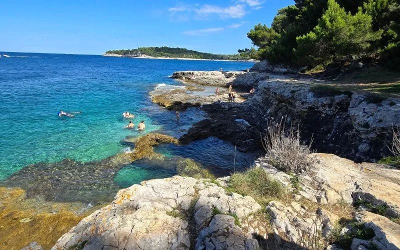 Strände in Pula, Kroatien